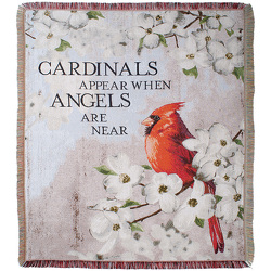 Cardinals Appear Throw In Louisville, KY, In Kentucky, Schmitt's Florist
