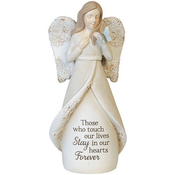 Stay Forever Angel Figurine In Louisville, KY, In Kentucky, Schmitt's Florist