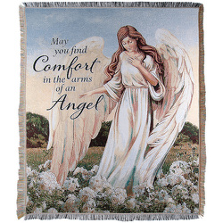 Arms Of An Angel Woven Tapestry Throw In Louisville, KY, In Kentucky, Schmitt's Florist