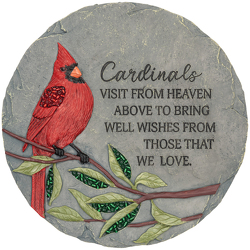 Cardinals Visit" Beadworks Garden Stone In Louisville, KY, In Kentucky, Schmitt's Florist