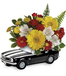 Chevy Camaro Blooming Bouquet In Louisville, KY, In Kentucky, Schmitt's Florist