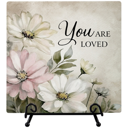 You Are Loved Easel Plaque In Louisville, KY, In Kentucky, Schmitt's Florist