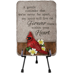 Your Heart Cardinal Memorial Marker In Louisville, KY, In Kentucky, Schmitt's Florist